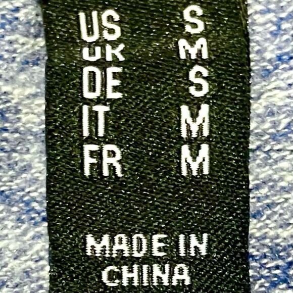 H by Halston Funnel Neck Knit Top in Blue/Blue Heather Women’s S - Picture 4 of 6